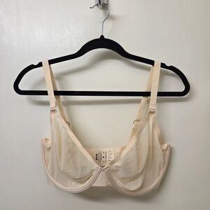 CUUP Sheer Nude Underwire Bra